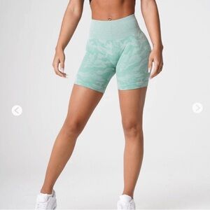 NVGTN Sage Green Camo Athletic Shorts